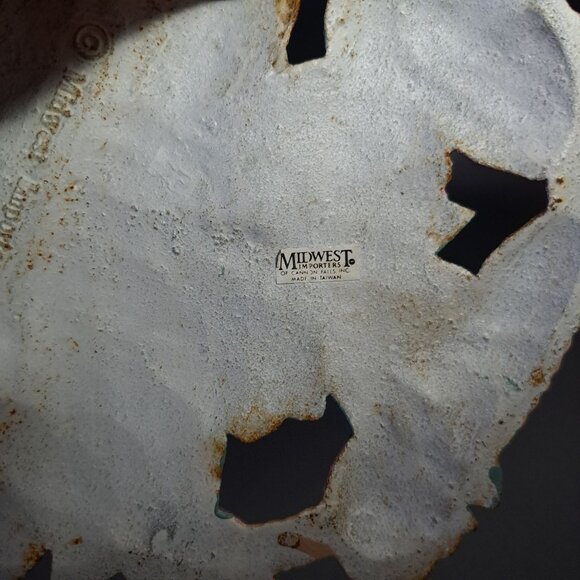 Cast Iron Door Stopper Midwest Imports Tulips In A Basket Vintage - Picture 16 of 16